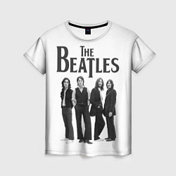 Футболка женская The Beatles: White Side, цвет: 3D-принт