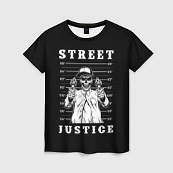 Футболка женская Street Justice, цвет: 3D-принт