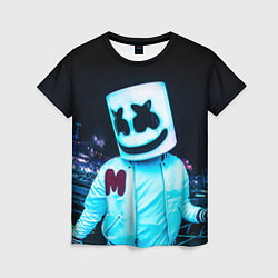 Футболка женская MARSHMELLO, цвет: 3D-принт