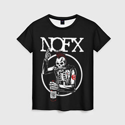 Футболка женская NOFX, цвет: 3D-принт