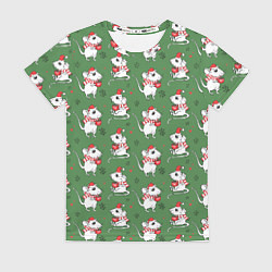 Женская футболка Мышата - паттерн