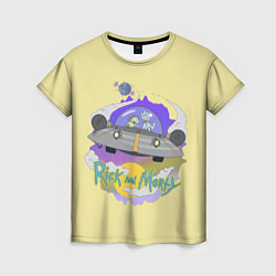 Футболка женская Rick and Morty: Spaceship, цвет: 3D-принт