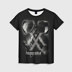 Футболка женская Monsta X, цвет: 3D-принт