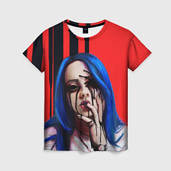 Футболка женская Billie Eilish: Demon, цвет: 3D-принт