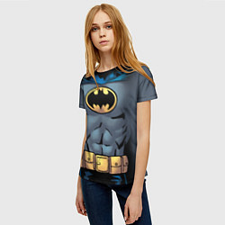 Футболка женская Batman костюм, цвет: 3D-принт — фото 2