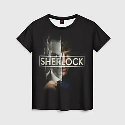 Футболка женская Sherlock, цвет: 3D-принт