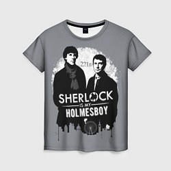 Футболка женская Sherlock Holmesboy, цвет: 3D-принт