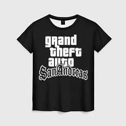 Футболка женская GTA San Andreas, цвет: 3D-принт
