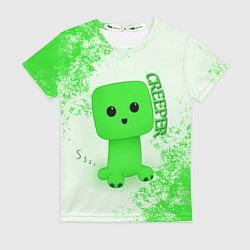 Футболка женская MINECRAFT CREEPER, цвет: 3D-принт