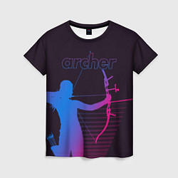 Женская футболка Archer