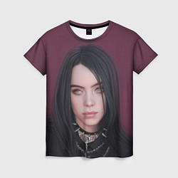 Футболка женская BILLIE EILISH, цвет: 3D-принт