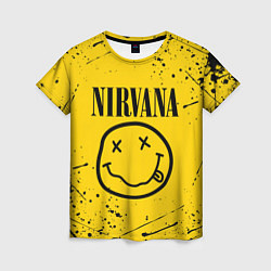 Футболка женская NIRVANA, цвет: 3D-принт