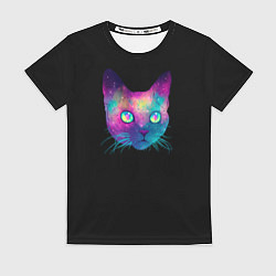 Футболка женская Котейка, цвет: 3D-принт