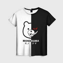 Футболка женская Monokuma, цвет: 3D-принт