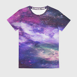 Футболка женская Фрактал космос, цвет: 3D-принт
