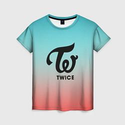 Футболка женская TWICE, цвет: 3D-принт