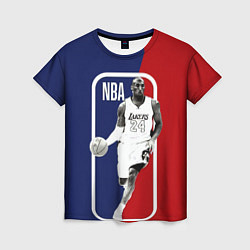 Футболка женская NBA Kobe Bryant, цвет: 3D-принт