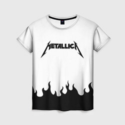 Футболка женская METALLICA, цвет: 3D-принт