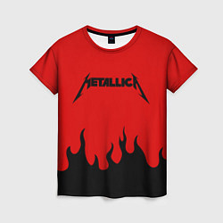 Футболка женская METALLICA, цвет: 3D-принт