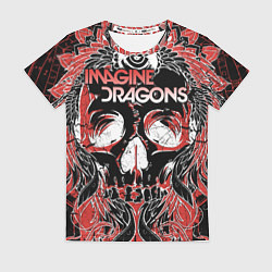 Футболка женская Imagine Dragons, цвет: 3D-принт