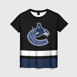 Футболка женская Vancouver Canucks, цвет: 3D-принт