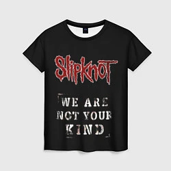 Футболка женская SLIPKNOT WANYK, цвет: 3D-принт