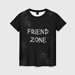 Футболка женская FRIEND ZONE, цвет: 3D-принт