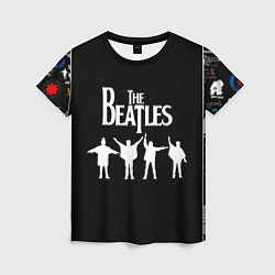 Футболка женская Beatles, цвет: 3D-принт