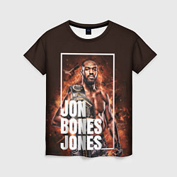 Футболка женская Jon Jones, цвет: 3D-принт