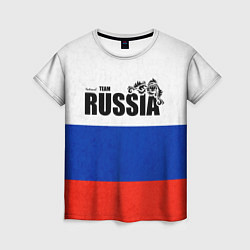 Женская футболка Russia