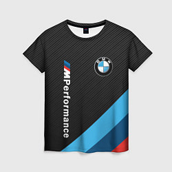 Футболка женская BMW M PERFORMANCE, цвет: 3D-принт