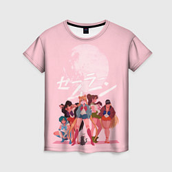 Футболка женская PINK SAILOR MOON, цвет: 3D-принт