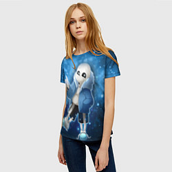 Футболка женская UNDERTALE, цвет: 3D-принт — фото 2