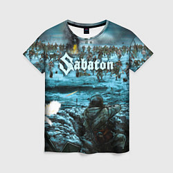 Футболка женская Sabaton, цвет: 3D-принт