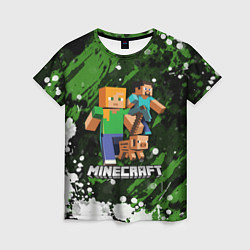 Футболка женская Minecraft Майнкрафт, цвет: 3D-принт