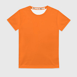 Футболка женская Цвет апельсиновая корка, цвет: 3D-принт