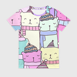 Женская футболка Каваи