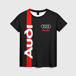 Женская футболка AUDI SPORT CARBON