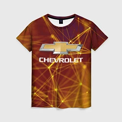 Футболка женская Chevrolet, цвет: 3D-принт