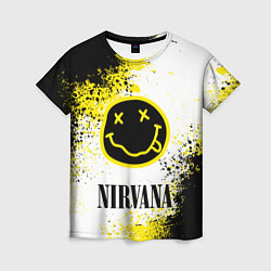 Футболка женская NIRVANA, цвет: 3D-принт