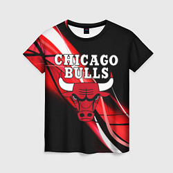Футболка женская CHICAGO BULLS, цвет: 3D-принт