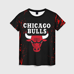 Футболка женская CHICAGO BULLS, цвет: 3D-принт