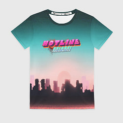 Женская футболка HOTLINE MIAMI