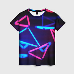 Футболка женская ABSTRACTION NEON, цвет: 3D-принт