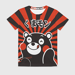 Футболка женская Kumamon, цвет: 3D-принт