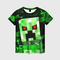 Футболка женская MINECRAFT CREEPER, цвет: 3D-принт