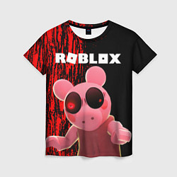 Футболка женская Roblox Piggy, цвет: 3D-принт