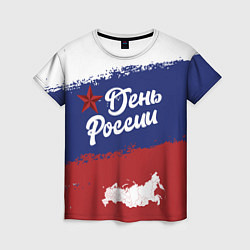 Футболка женская День России, цвет: 3D-принт