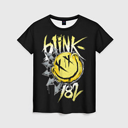 Футболка женская Blink 182, цвет: 3D-принт