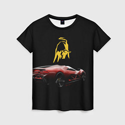 Футболка женская Lamborghini - motorsport, цвет: 3D-принт
